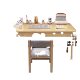 Chinese-style solid wood desk chairs for home primary and secondary school students writing study desk simple study computer desk bedroom bedside table