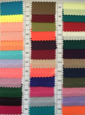现货123色全涤平板布 家纺服装面料t恤汗布复合底布 双面针织布