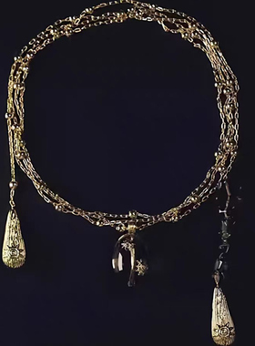 小众设计感秋凇系列复古质感太阳花吊坠气质精致百搭款长项链女