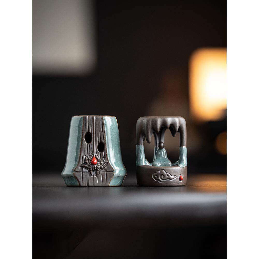 创意哥窑盖置托陶瓷壶盖托碗盖子家用茶具配件茶道零配镇纸搁置架,淘宝优惠券,粉丝福利购,淘宝优惠卷