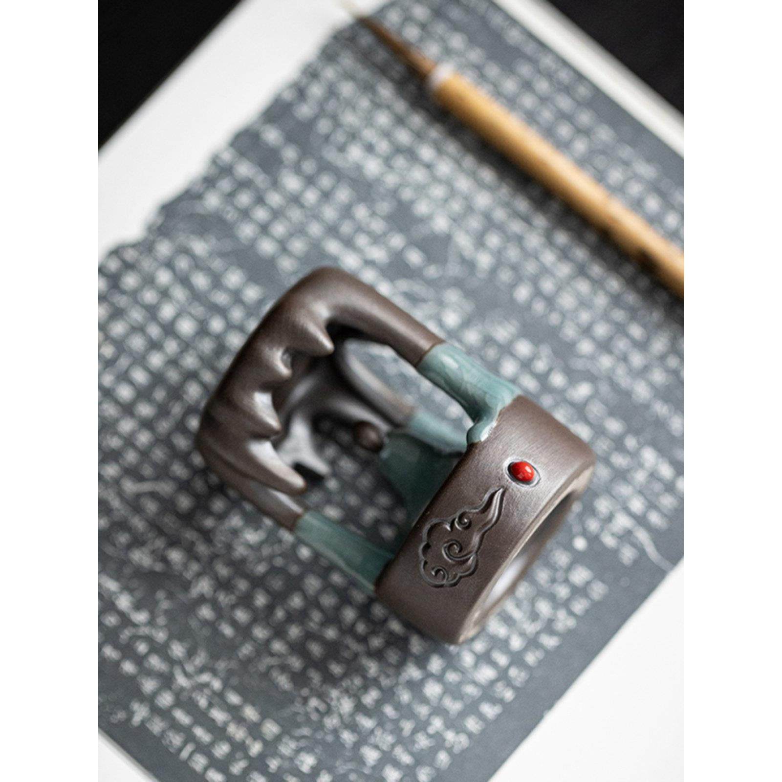 创意哥窑盖置托陶瓷壶盖托碗盖子家用茶具配件茶道零配镇纸搁置架,淘宝优惠券,粉丝福利购,淘宝优惠卷