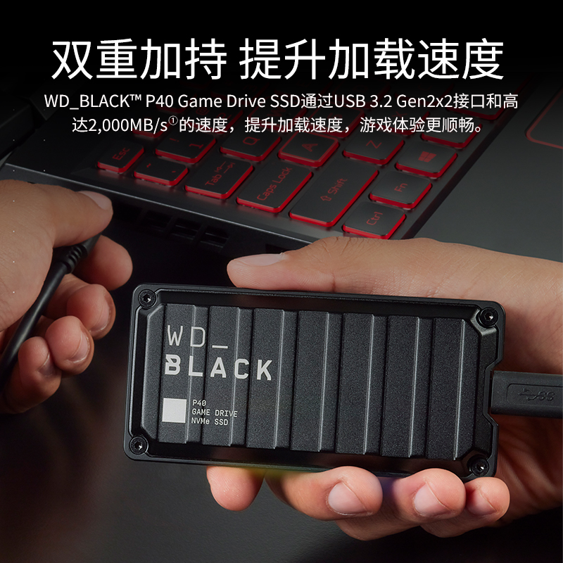 SanDisk WD Western Digital Mobile Solid State Drive P40