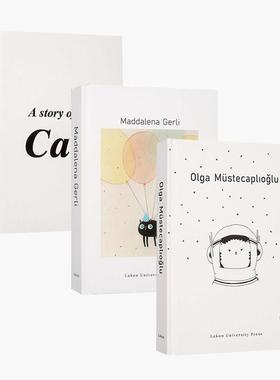 样板间儿童房绘本真书摆件卡通风英文仿真书售楼处娱乐区软装饰品