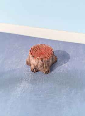 微景观花园木桩桌椅迷你小摆件工艺品园艺配件树脂装饰品花盆造景