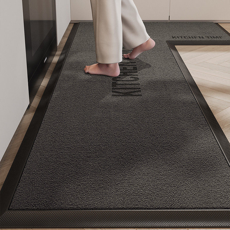 厨房防滑地垫L型耐脏免洗家用防摔地毯长条形转角高级感吸水脚垫,淘宝优惠券,粉丝福利购,淘宝优惠卷