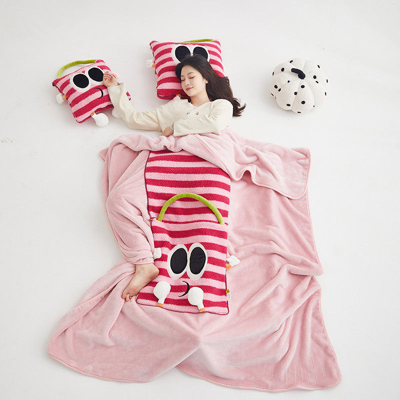 两用抱枕被毯子四季绒卡通可爱单肩手提靠垫枕头被午休空调毯汽车,淘宝优惠券,粉丝福利购,淘宝优惠卷