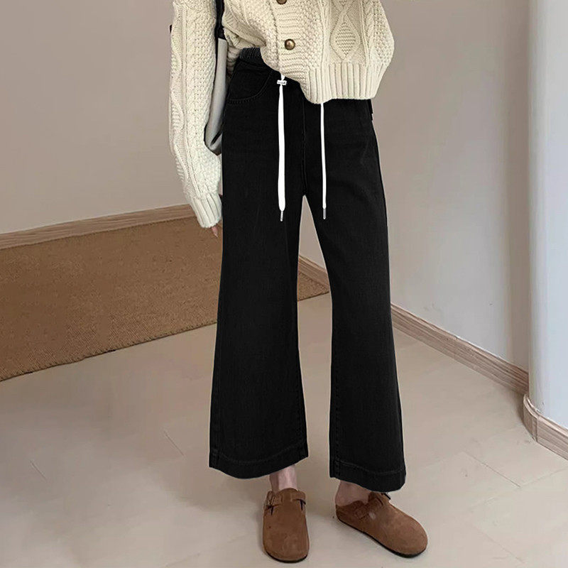 孕妇秋季外穿抽绳无托腹阔腿宽松直筒显瘦九分裤春秋款,淘宝优惠券,粉丝福利购,淘宝优惠卷