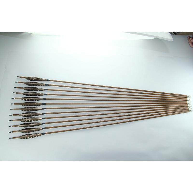 传统长杆木纹碳箭35英寸90厘米木箭大拉锯用箭中国箭碳素竹箭,淘宝优惠券,粉丝福利购,淘宝优惠卷