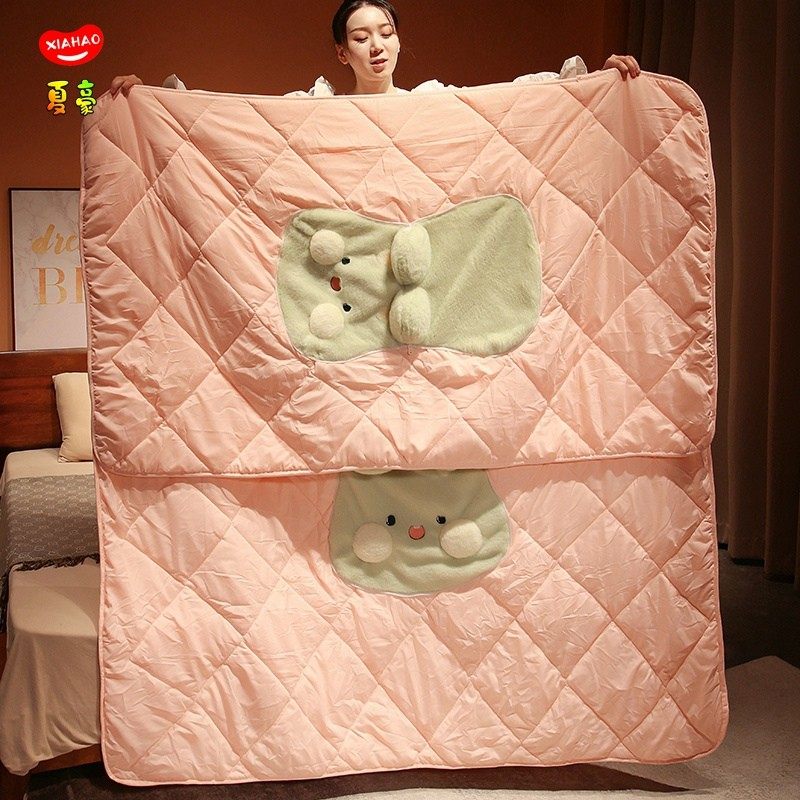 汽车抱枕被子两用夏季加厚枕头办公室午睡抱枕二一折叠被车用,淘宝优惠券,粉丝福利购,淘宝优惠卷