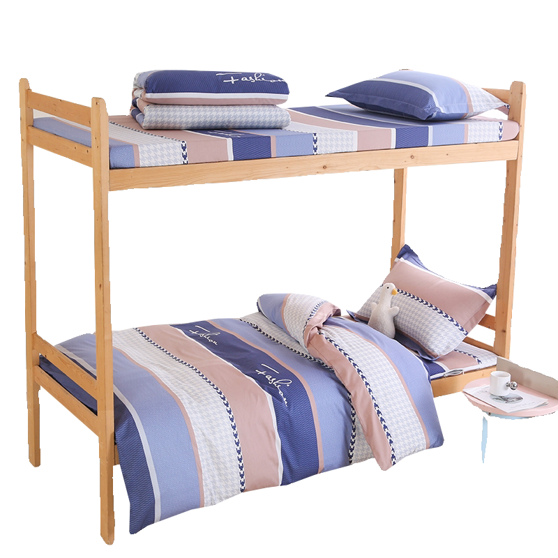 纯棉学生宿舍三件套全棉单人0.9m上下铺六件套床单被套被褥一整套,淘宝优惠券,粉丝福利购,淘宝优惠卷