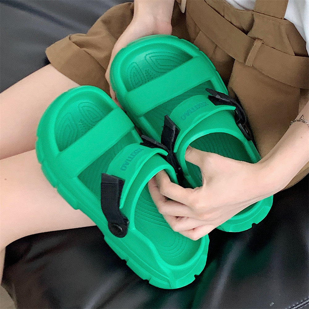 细细条 街头风潮酷百搭情侣双带拖鞋夏户外时尚防臭沙滩凉鞋男女,淘宝优惠券,粉丝福利购,淘宝优惠卷