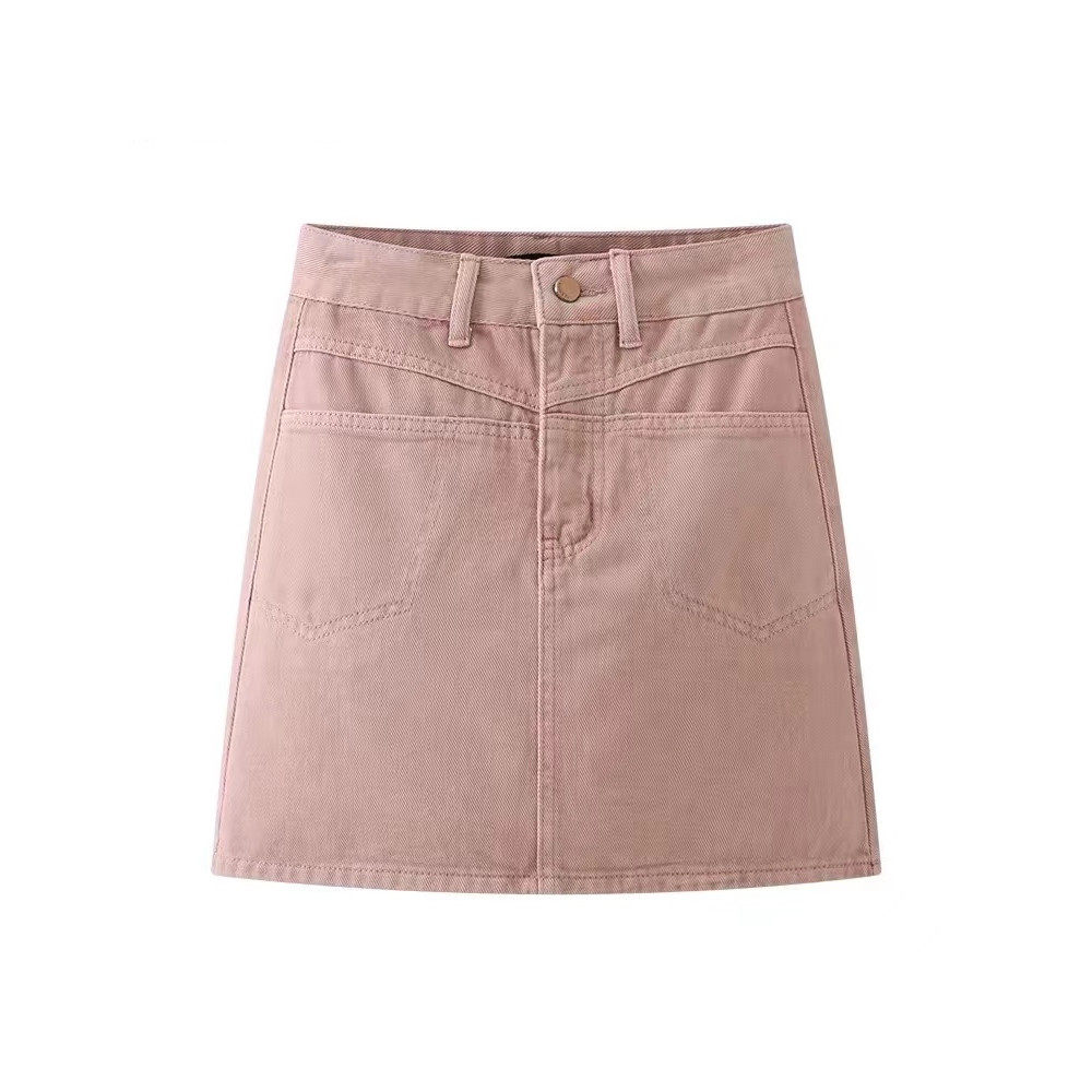 300斤大码粉色牛仔女夏季辣妹胖mm显瘦a字包臀,淘宝优惠券,粉丝福利购,淘宝优惠卷