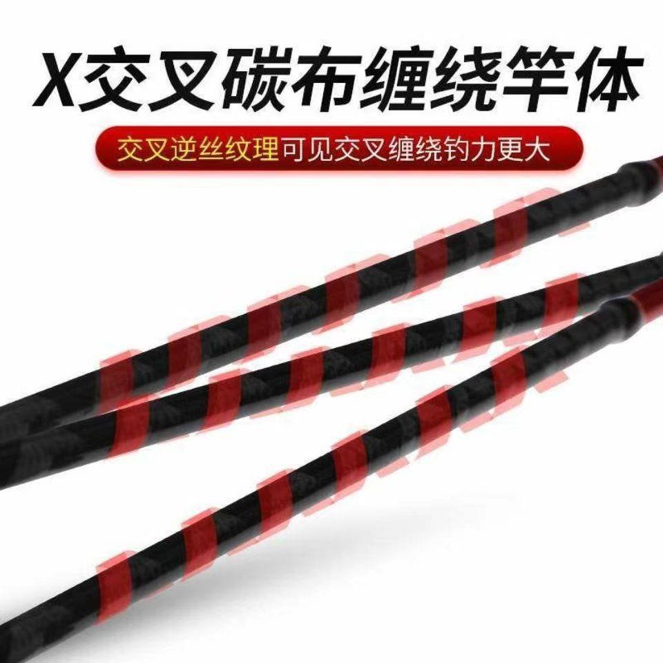 正腾新品灵锐路亚竿一体成型手把黄樟木手柄高灵敏交叉碳带鲈鱼,淘宝优惠券,粉丝福利购,淘宝优惠卷