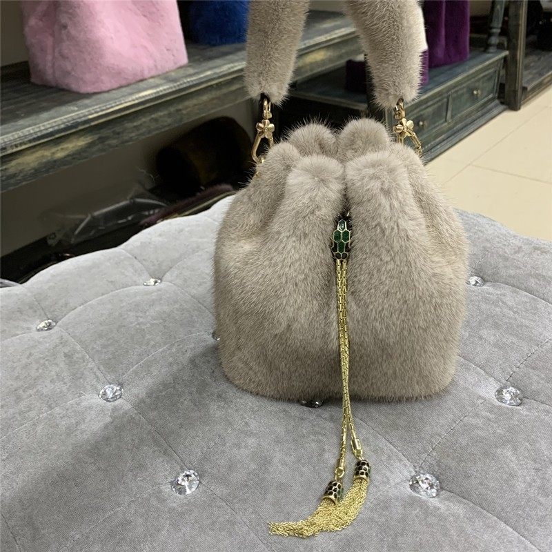 蛇头水桶包链条抽绳包草整皮单肩包手拎斜跨休闲,淘宝优惠券,粉丝福利购,淘宝优惠卷