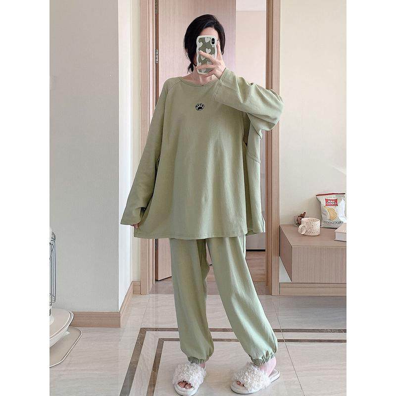 月子服春秋产后纯棉孕妇睡衣产妇3月份4喂奶哺乳居服加肥200斤,淘宝优惠券,粉丝福利购,淘宝优惠卷