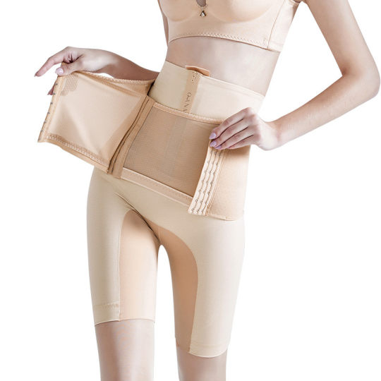 塑 塑 Summer thin hips, hips, abdominal pants, high waist shorts, waist, shaped pants female
