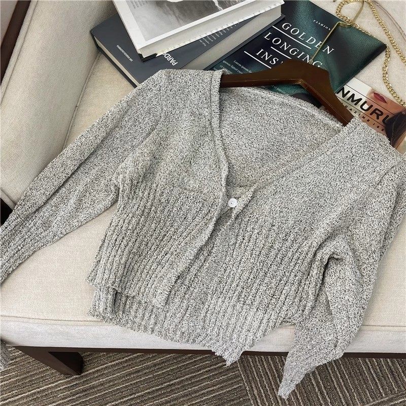 2023早秋渐变开衫两件套时尚套装毛衣韩版温柔系女,淘宝优惠券,粉丝福利购,淘宝优惠卷