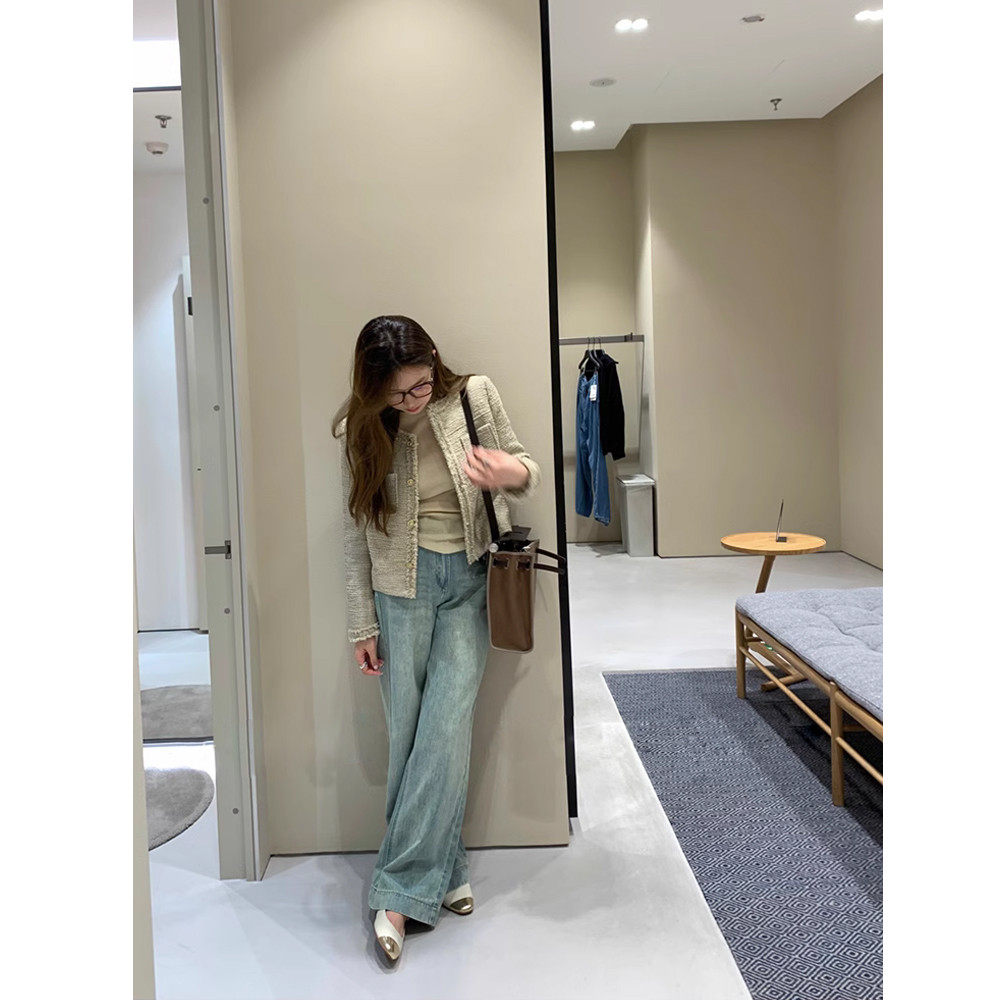 视觉减重好版型 孕妇裤浅色托腹直筒裤显瘦阔腿拖地裤,淘宝优惠券,粉丝福利购,淘宝优惠卷