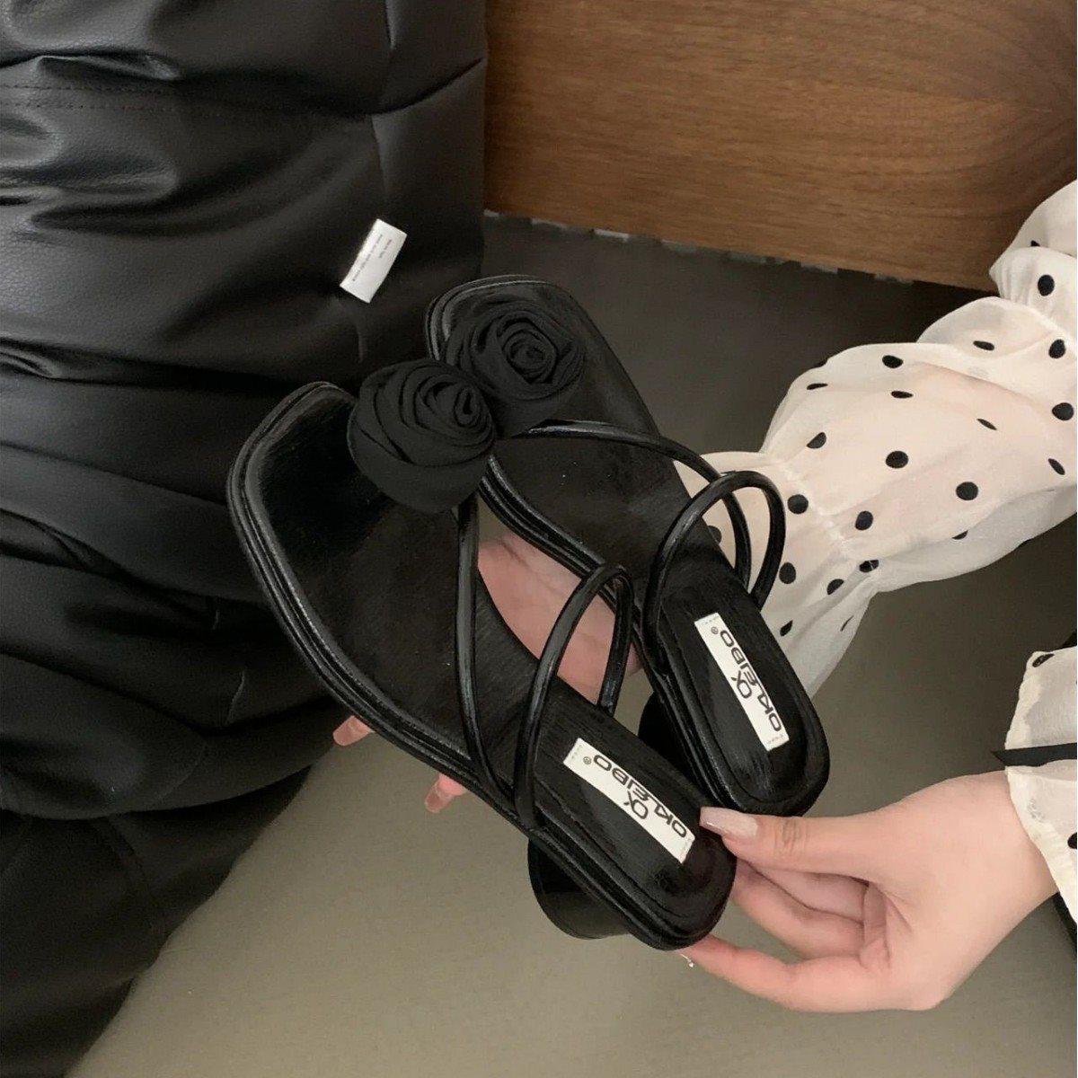 法式拖鞋女外穿平底小2025年一字跟仙女气质拖鞋凉拖鞋新款夏季,淘宝优惠券,粉丝福利购,淘宝优惠卷