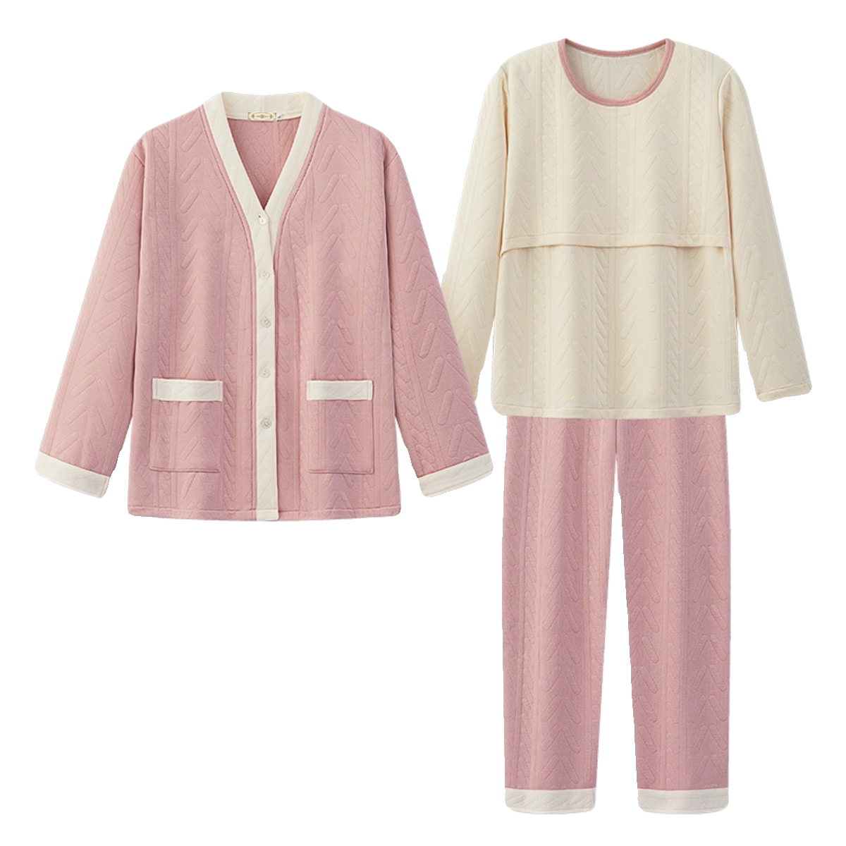 空气棉月子服三件套春秋纯棉产后孕妇睡衣秋冬季哺乳10月份12居,淘宝优惠券,粉丝福利购,淘宝优惠卷