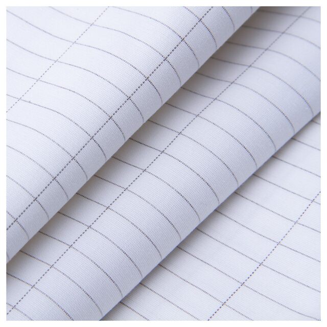 Source manufacturer direct sales silver fiber rectangular lattice conductive cloth grounded air release body static bed sheet cloth