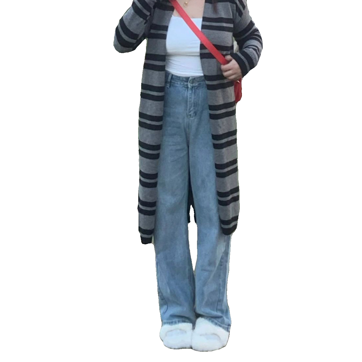 300斤胖mm大码梨型身材浅色女宽松阔腿遮肉直筒裤,淘宝优惠券,粉丝福利购,淘宝优惠卷