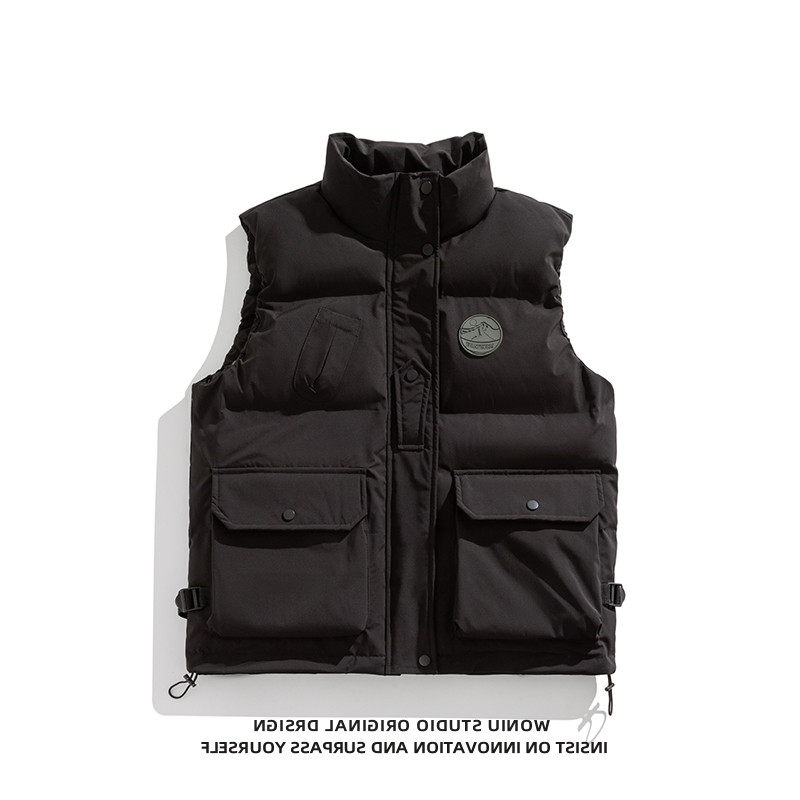 日系工装棉服马甲男秋冬加厚坎肩保暖潮休闲,淘宝优惠券,粉丝福利购,淘宝优惠卷