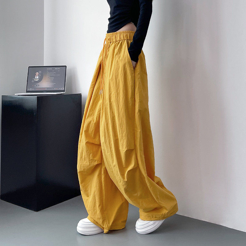 阔腿裤女秋季新款大码胖mm宽松显瘦慵懒风垂坠感拖地裤,淘宝优惠券,粉丝福利购,淘宝优惠卷