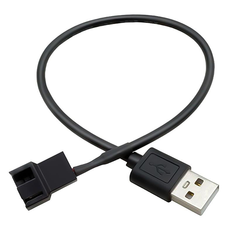 机箱风扇USB转小3/4pin/大4pin延长线电脑风扇外接线转接线转换线 - 图2