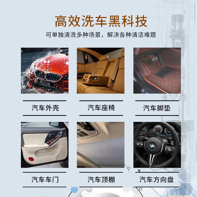 Large capacity car washing cleaning water gun foam can spraying can dust gun car interior beauty pneumatic tools wholesale