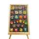 Magnetic vertical tabletop stall small blackboard catering store billboard handwritten display card refrigerator sticker storage board