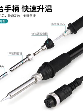 热风枪拆焊台二合一智能恒温电烙铁套装双数显调温电焊台维修焊接