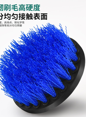 电动清洁刷电钻刷头家用厨房瓷砖刷百洁布多功能地板刷子抛光除锈