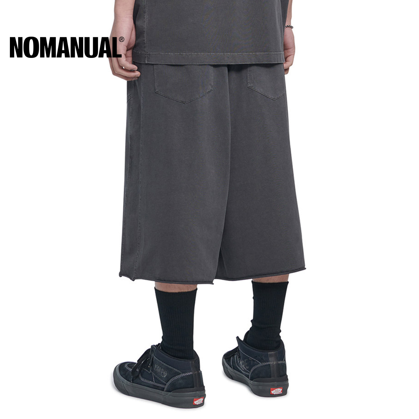 【明星同款】NOMANUAL韩国短裤男夏季运动裤透气百搭休闲七分裤男,淘宝优惠券,粉丝福利购,淘宝优惠卷