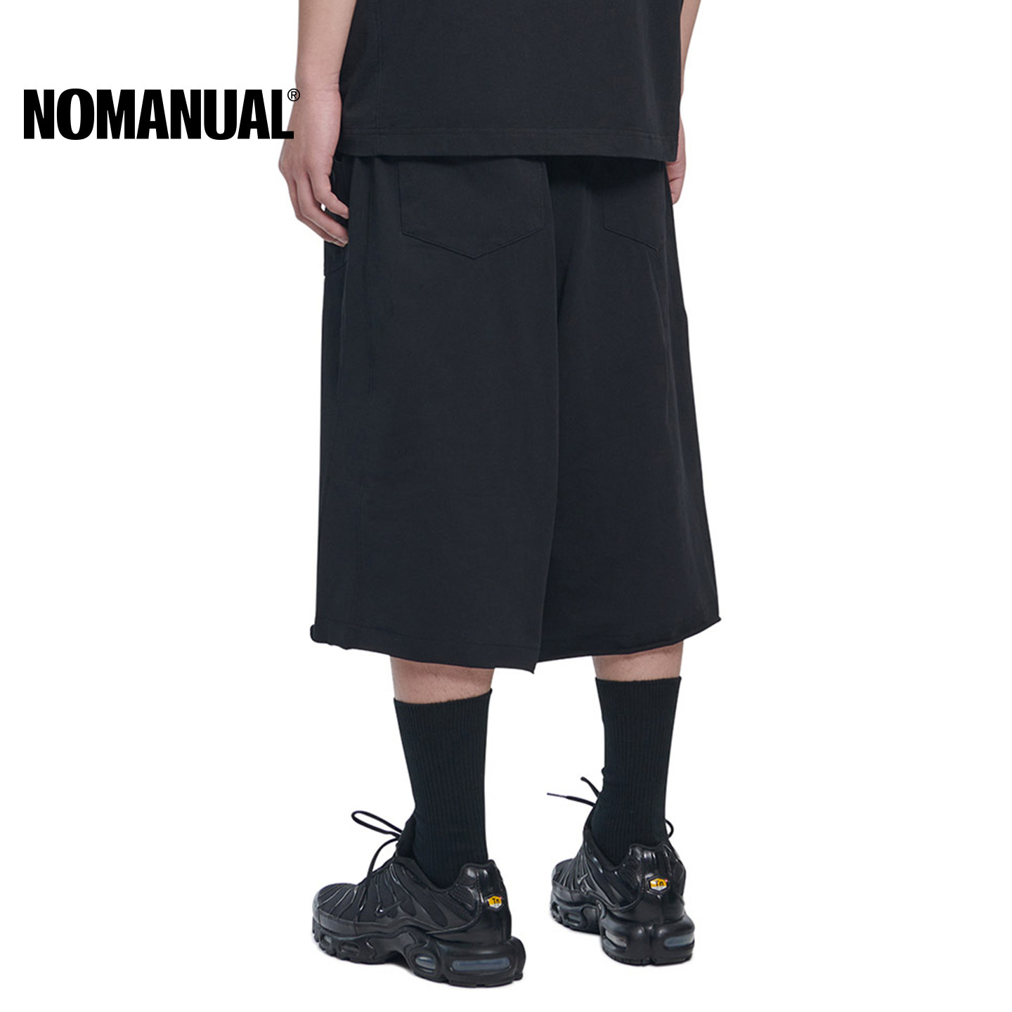 【明星同款】NOMANUAL韩国短裤男夏季运动裤透气百搭休闲七分裤男,淘宝优惠券,粉丝福利购,淘宝优惠卷