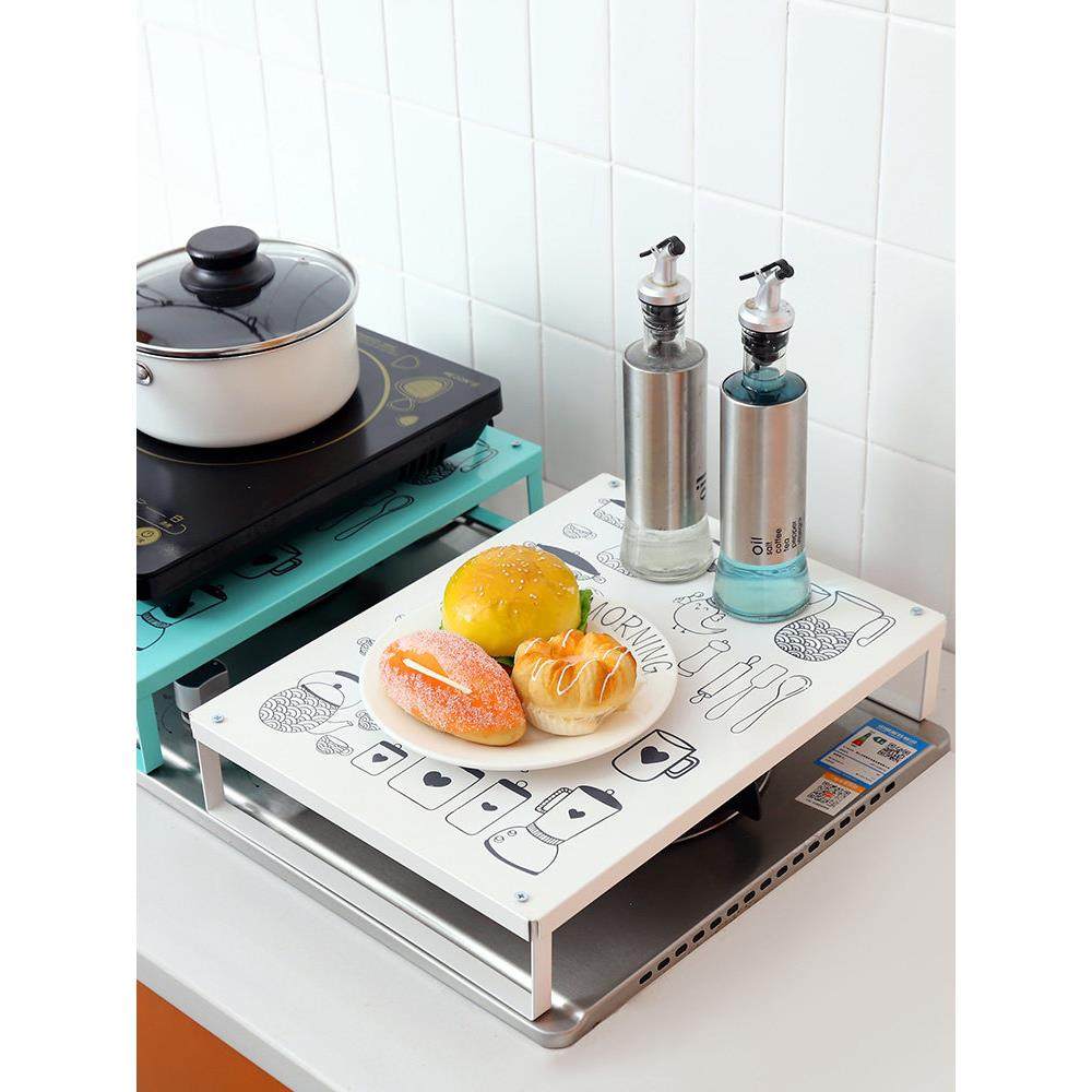 铁艺厨房电磁炉支架燃气灶盖板微波炉置物架灶台架子多功能收纳架,淘宝优惠券,粉丝福利购,淘宝优惠卷