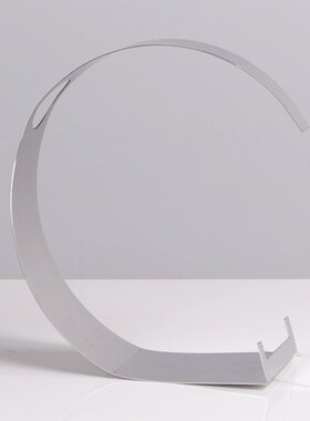 现代样板房间酒店软装售楼处客厅金属红酒架玄关酒柜装饰摆件