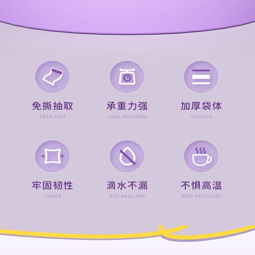 【新人浮力】免撕垃圾袋家用加大厚抽绳手提式厨房厕所防漏不脏手 - 图1