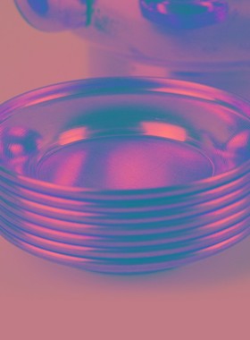 水陆供盘扁壶红铜朵玛壶/藏传密宗用品/圣水杯宝瓶净瓶碟子祥瑞