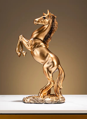 德国高端办公室马到成功桌面摆件