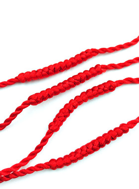 本命年红绳手链男女款编织红绳可拉伸调节新中式金刚结中国红手绳