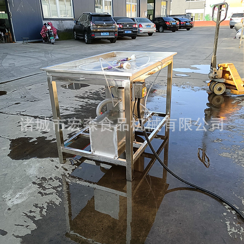 手动8针盐水注射机鸡腿鸡胸肉盐水注射设备平台式肉类腌制入味机,淘宝优惠券,粉丝福利购,淘宝优惠卷