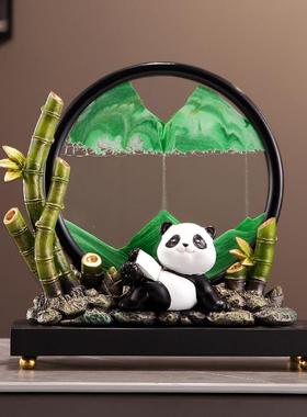 熊猫竹子红酒架摆件节节高升客厅餐边柜酒托乔迁新房礼物酒柜装饰