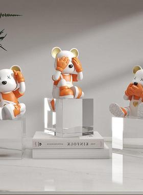 FKD6419-暴力熊摆件客厅位酒柜装饰房品间工艺品家居0224新款工好