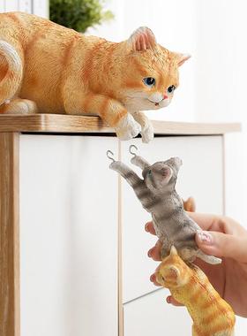 意猫咪摆件配创物饰家居饰品间个性HX010634装饰品彷房真动软装摆