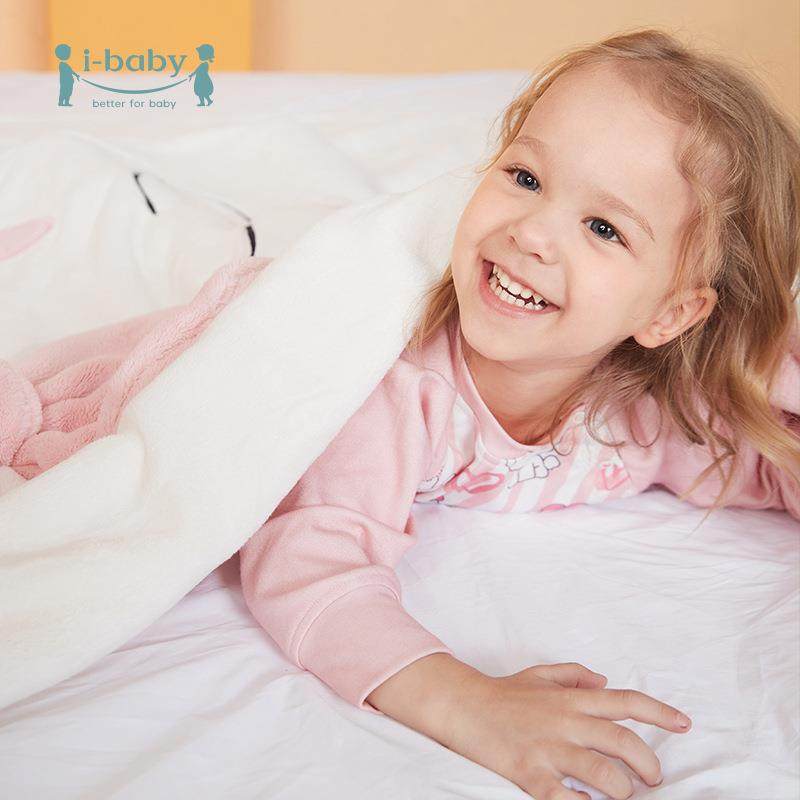 ibabyNF抗静电绒类双面毯宝宝幼儿园午休毯被子春秋冬婴儿盖毯,淘宝优惠券,粉丝福利购,淘宝优惠卷