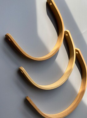 原木风半圆 方形木把手茶壶木提手拱门型茶壶把手配件陶瓷壶玻璃