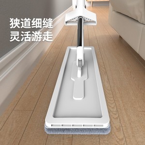 JZ-懒人拖把免手洗家用一拖净吸水平板拖布地拖珊瑚绒清洁神器