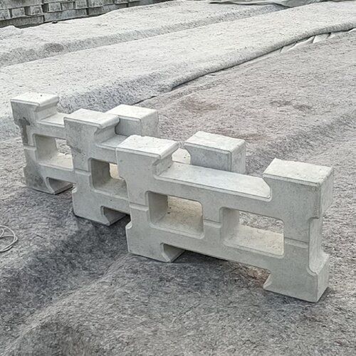 工字连锁砖生态锁扣砖植草混凝土六棱块六角砖河道护坡砖停车位砖 - 图1