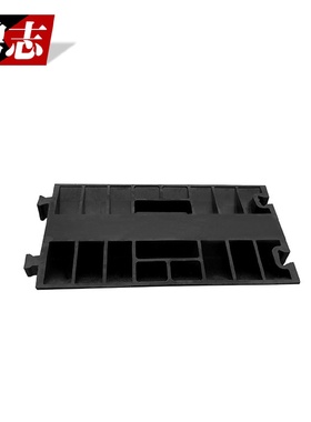 PVC大号一槽减速带室内外护线盖线压线板电缆保护槽线槽减速带